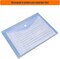 24 Pack Plastic Envelopes A5 Poly Folders with Snap Button and Label Pocket (Multicolored)